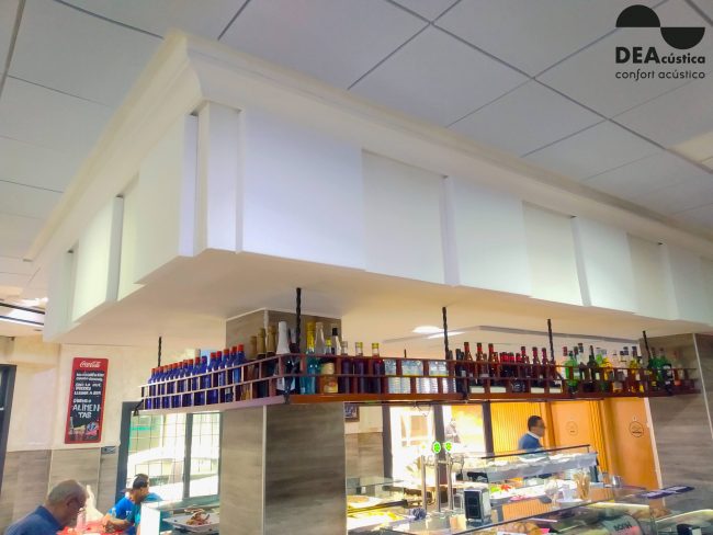 Ruido en la cafetería